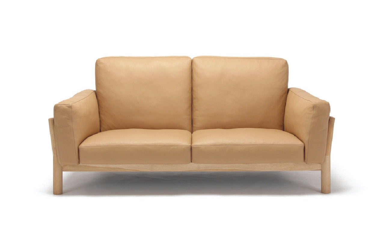 Castor Sofa 2 Seater Leather