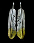 18k Gold Tip Life Feather