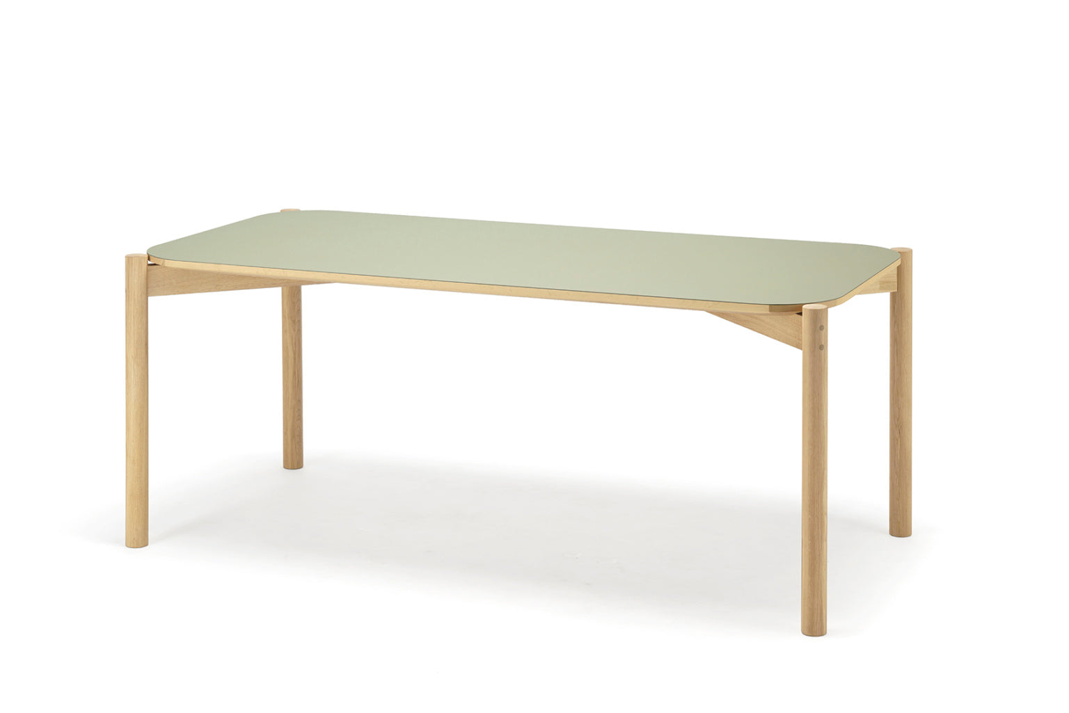 Castor Table Linoleum 180