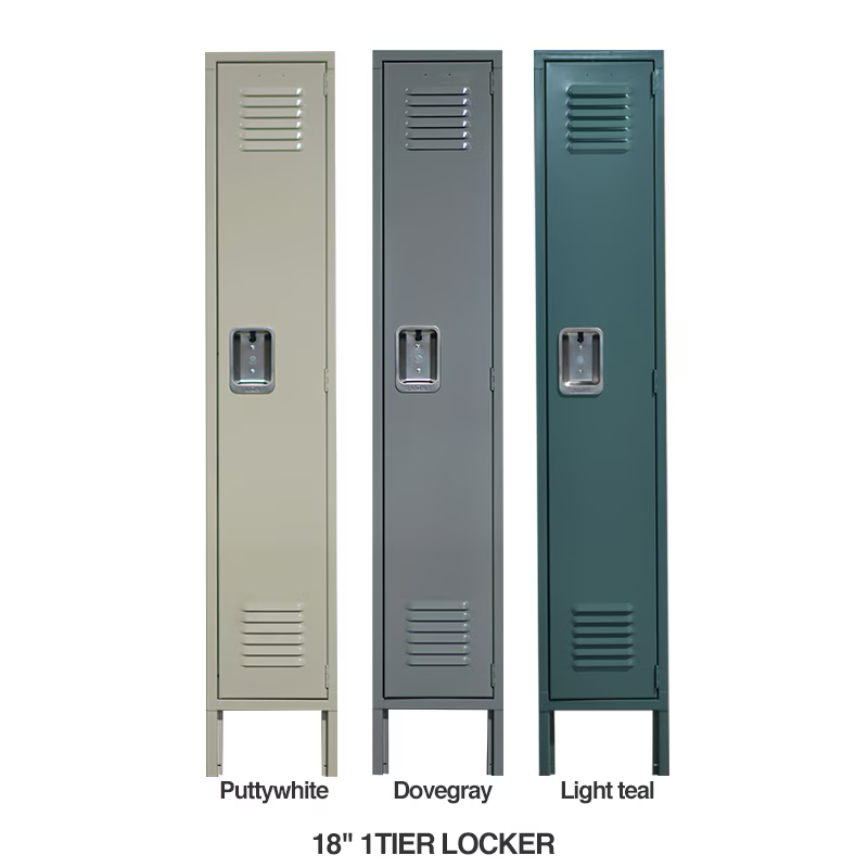 18" Lyon 1 Tier Recessed Handle Locker