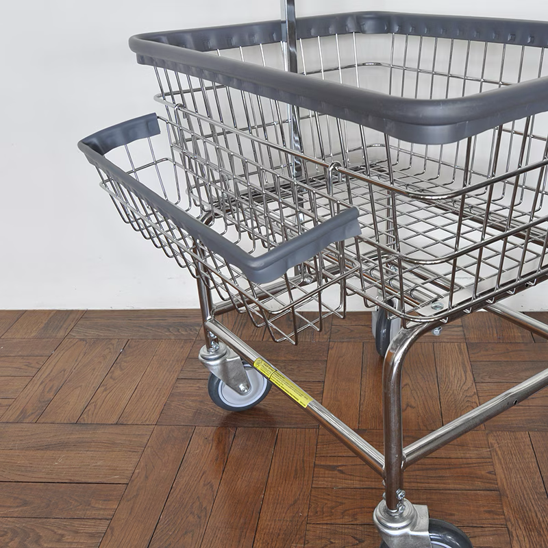 Laundry Cart Double Pole