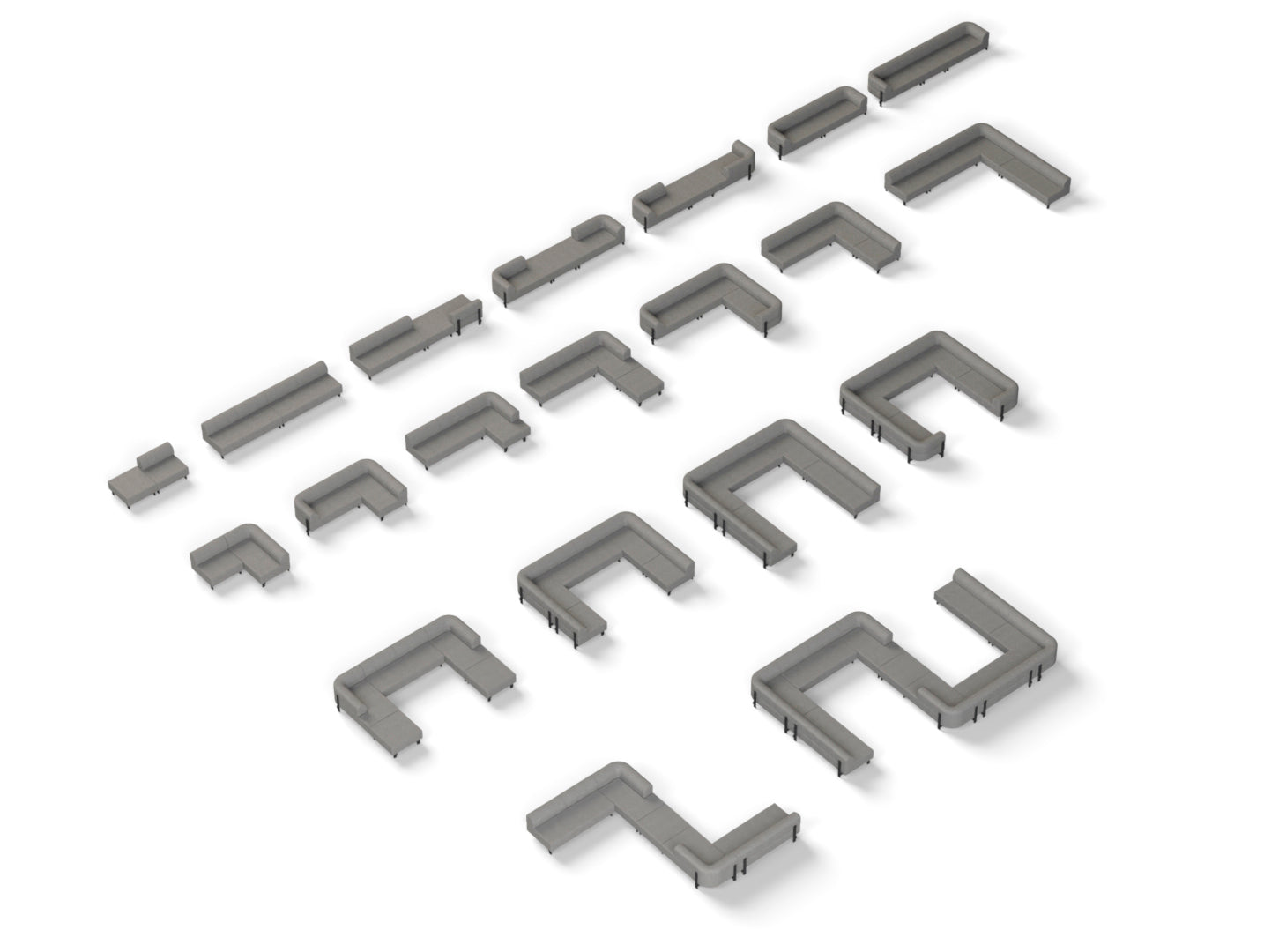 Elephant 3 Seater Sofa Bench