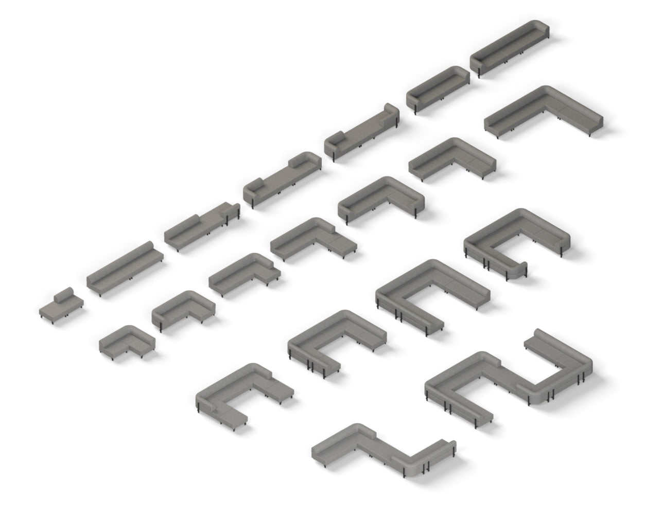 Elephant Sofa 1-Seater Bench