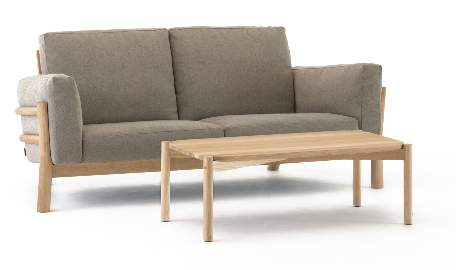 Castor Table Low 100